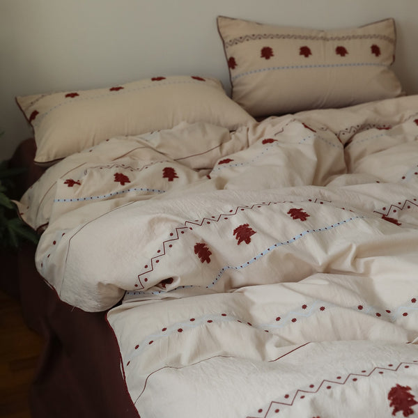 Retro Forest Bedding Set