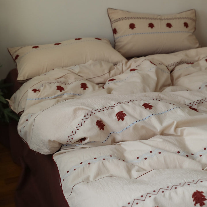 Retro Forest Bedding Set