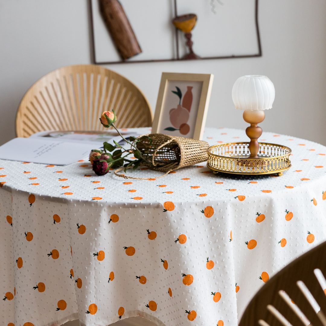 Orange Fun Table Cloth