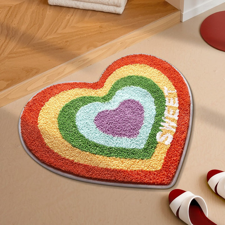 Sweet Rainbow Bath Mat