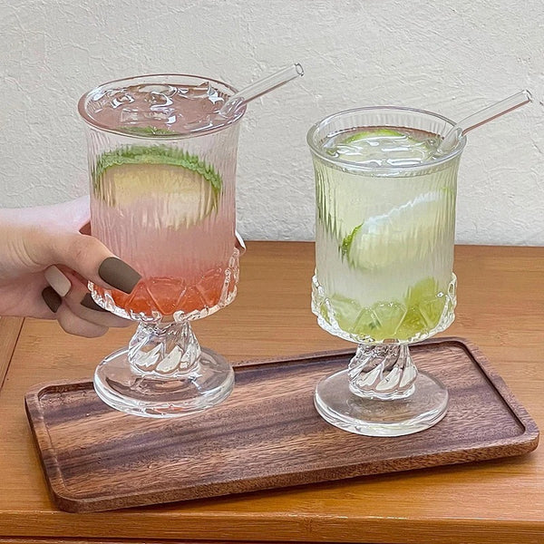 Paris Stripe Wine Glass Set