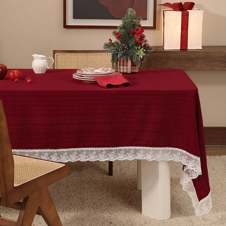 Red Romantic Table Cloth