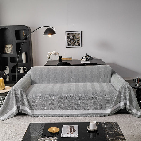 Minimalist Gray Sofa Cover