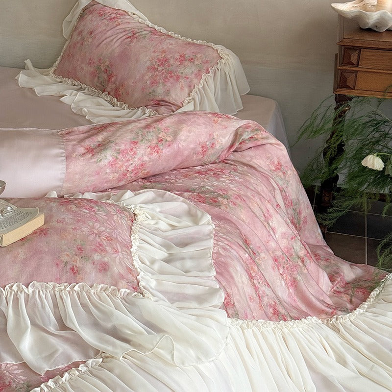 Rose Ruffled Vibe Bedding Set
