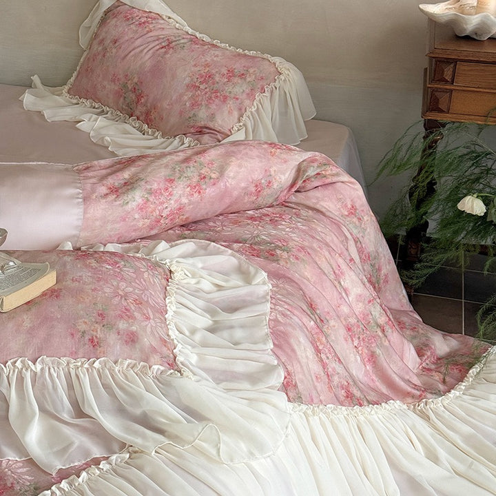 Rose Ruffled Vibe Bedding Set