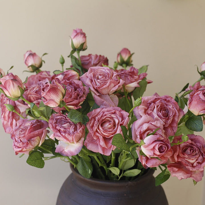 Vintage Postcard Roses Bouquet