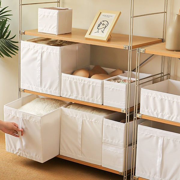 Hanna White Foldable Organiser Collection