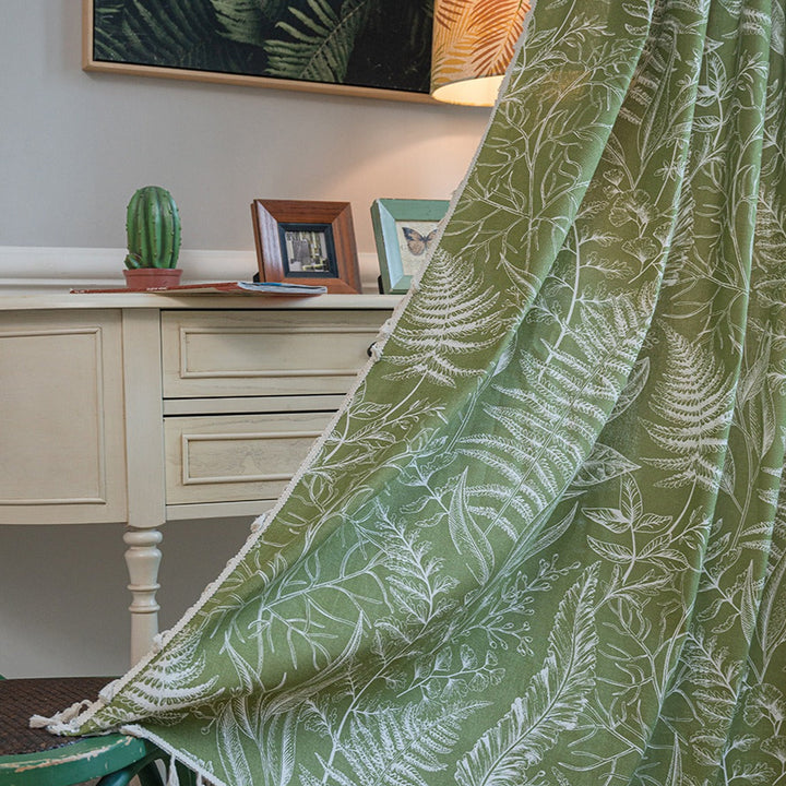 Leaves Magic Tassel Curtain