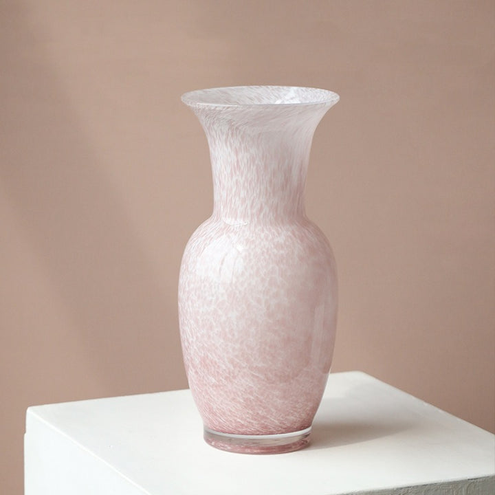 Pink Romantic Glass Vase