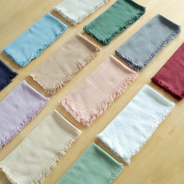 Tassel Cotton & Linen Napkin Set