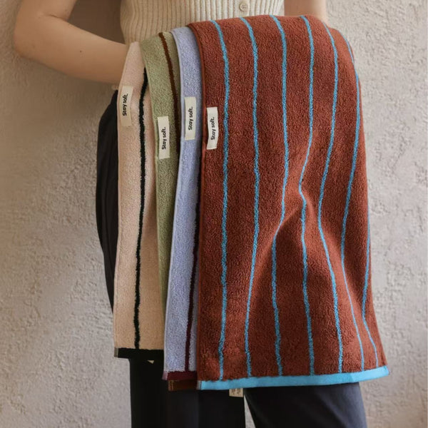 Nostalgic Soft Striped Towel