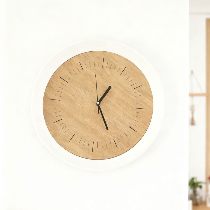 Line Mark Minimalist Clock