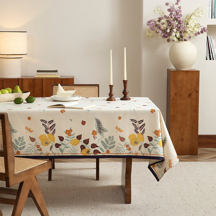 Rainfly Garden Floral Tablecloth