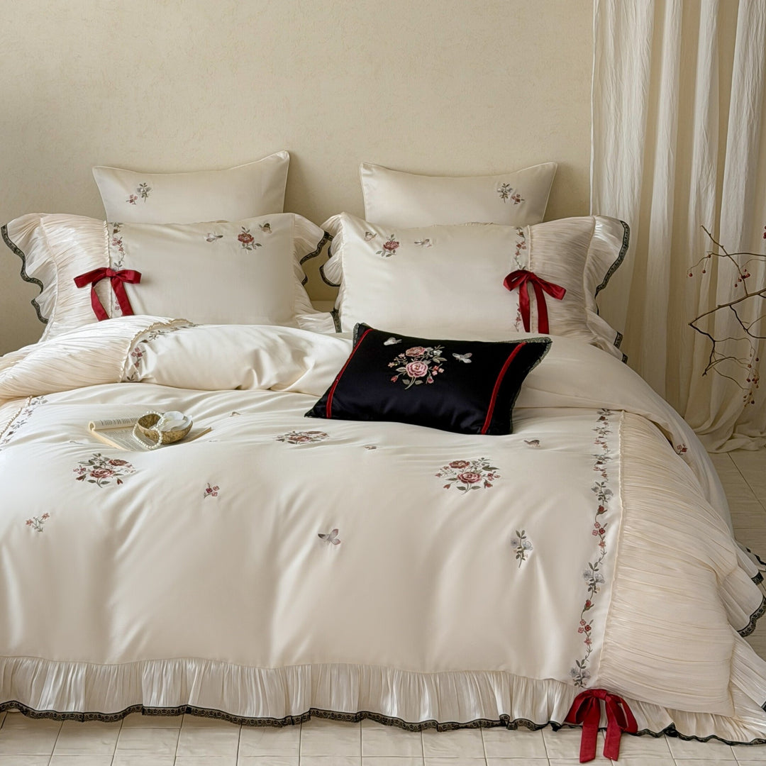 Chateau Rouge Rose Bedding Set