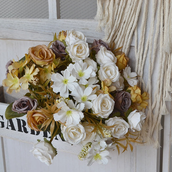 Countryside Rose and Wildflower Bouquet