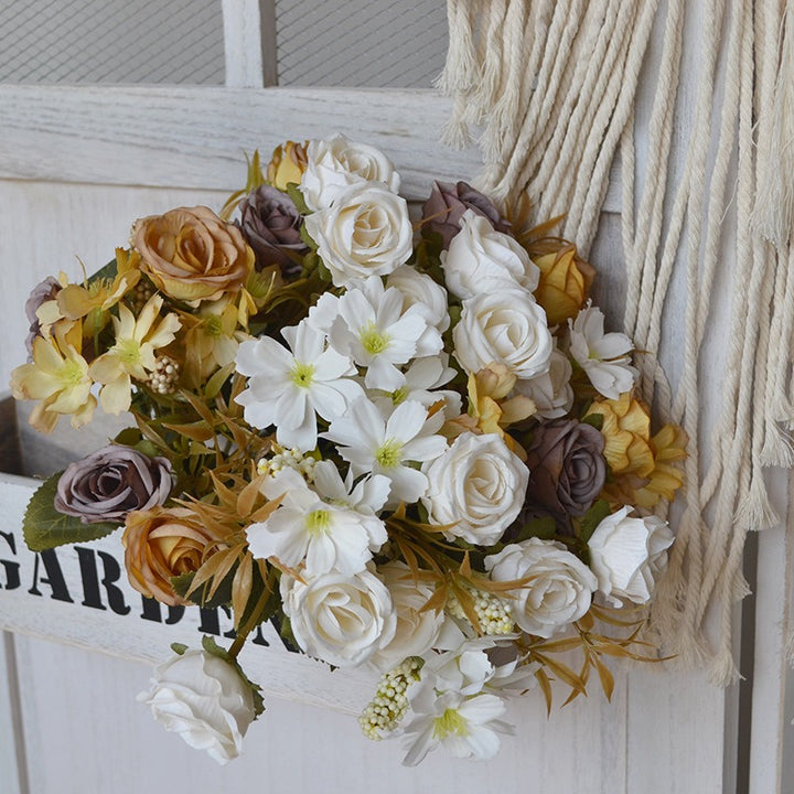 Countryside Rose and Wildflower Bouquet