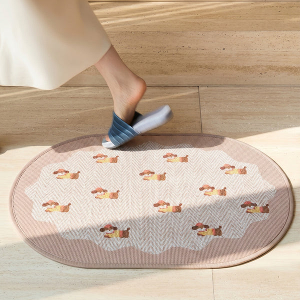 Dashie Party Oval Rug