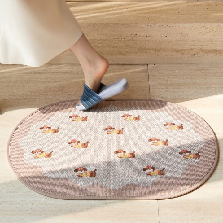 Dashie Party Oval Rug