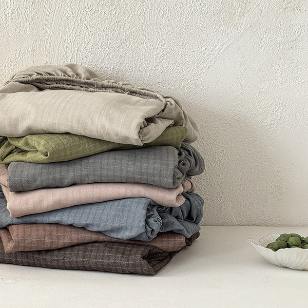 Earthy Cotton Fitted Sheet