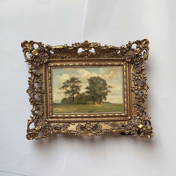 Old World Floral Filigree Frame