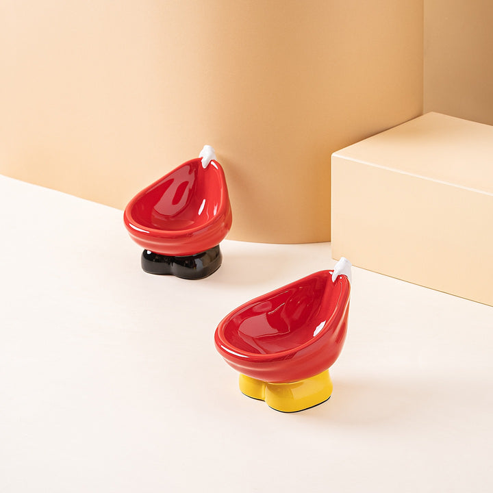 Tilted Dewdrop Pet Bowl