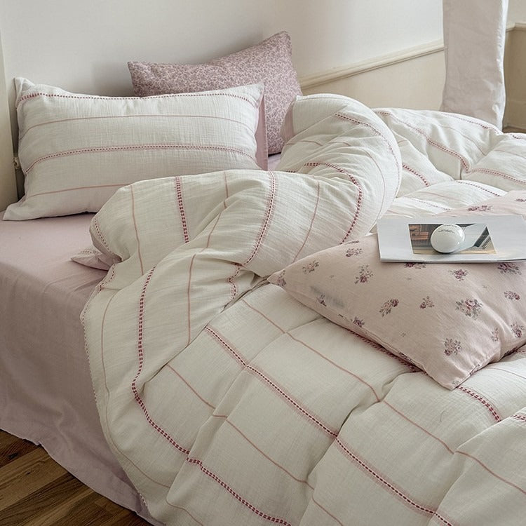 Beach Striped Bedding Set