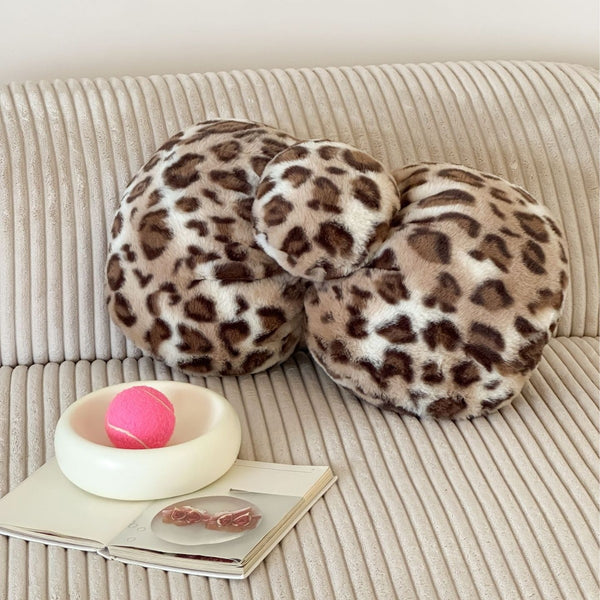 Fuzzy Bow Cushion