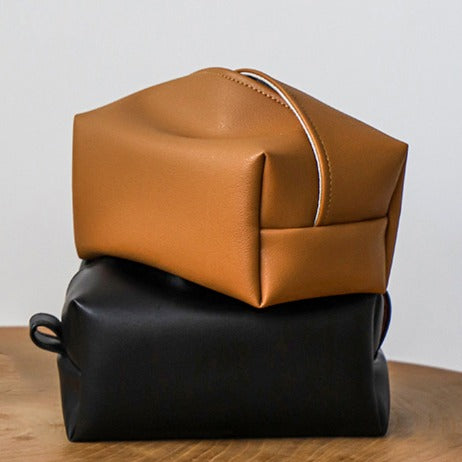 Leather Tissue Box Organiser