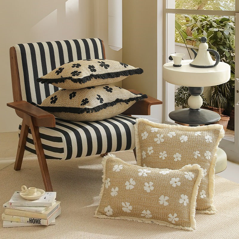 Wabi-sabi Floral Cushion