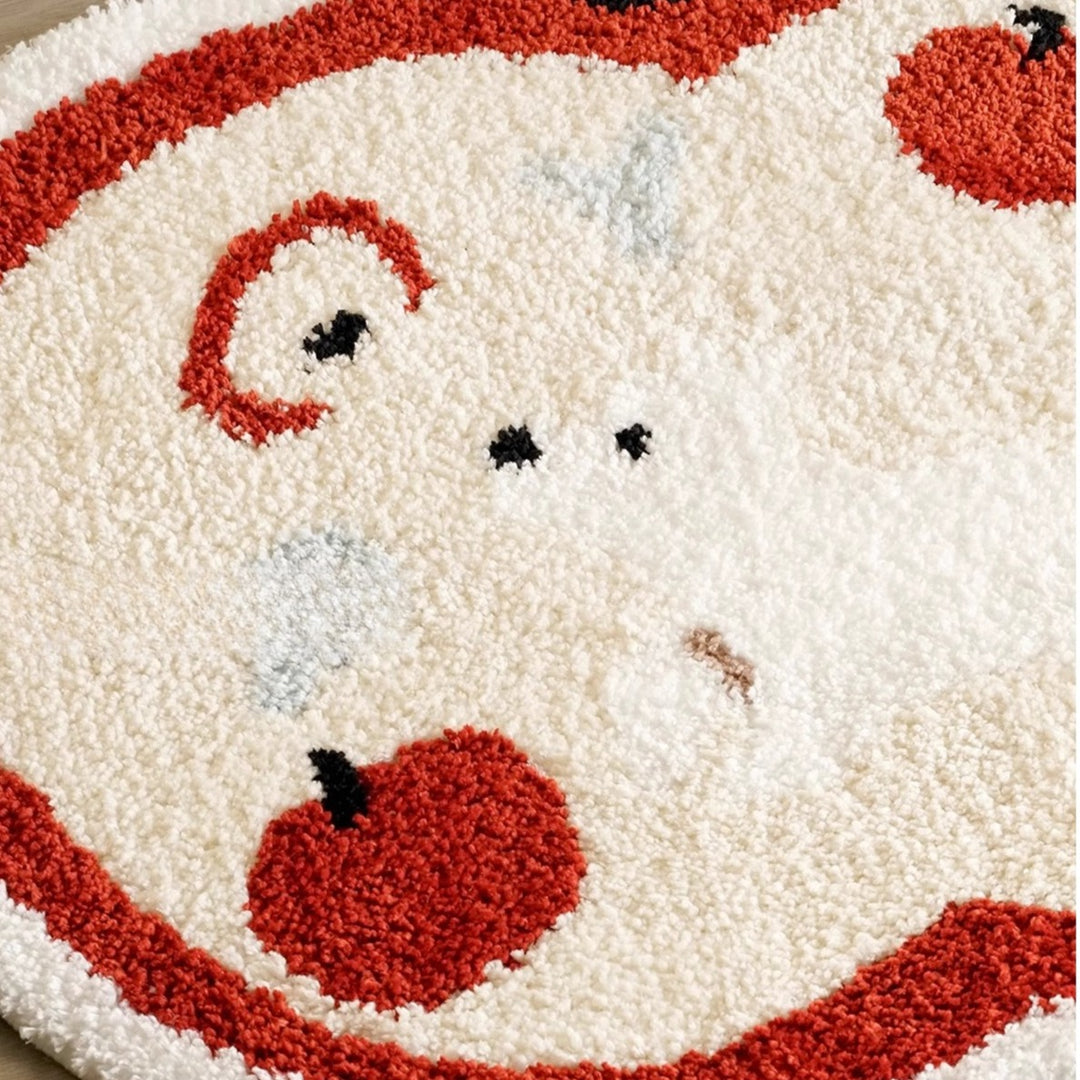 Apple Pup Bath Mat
