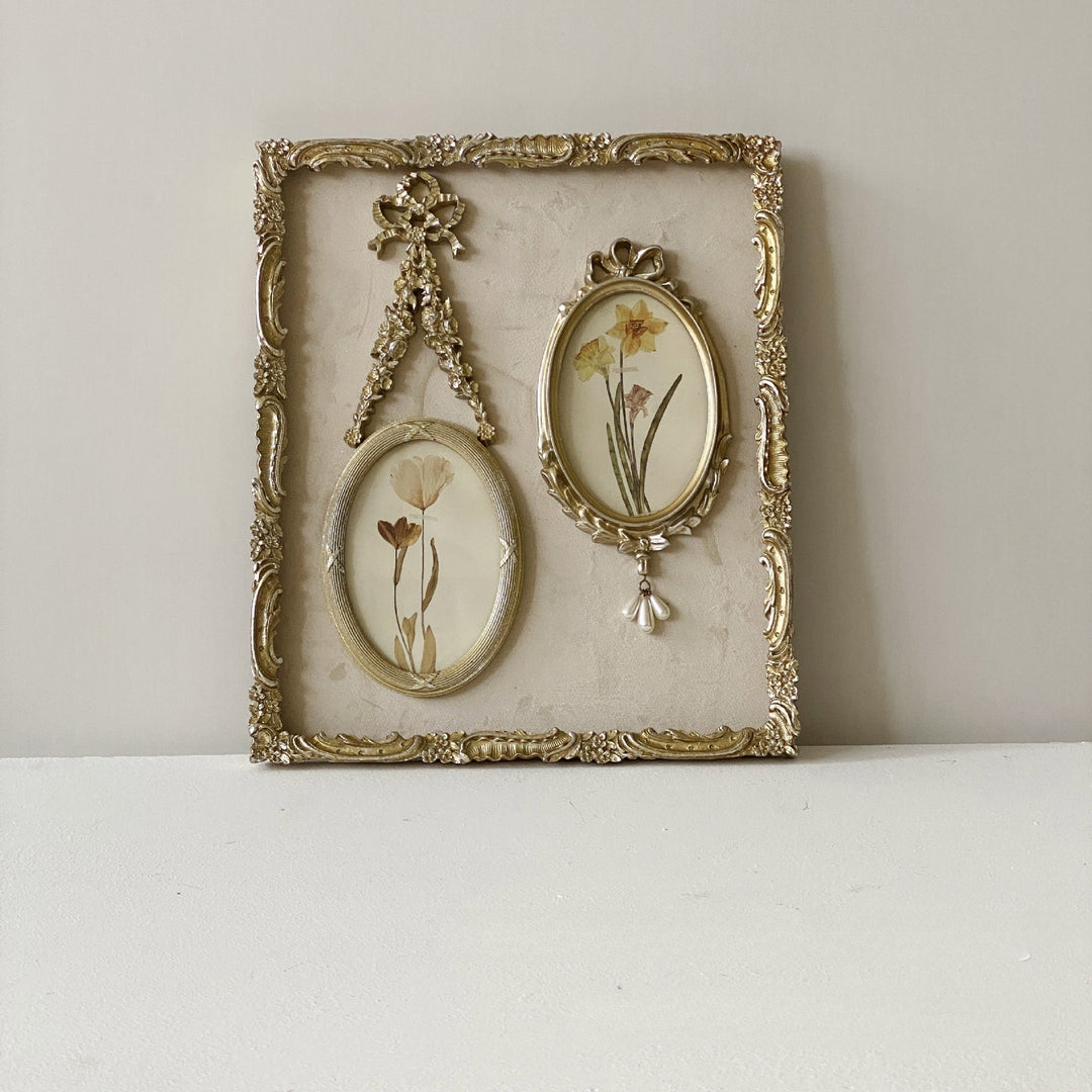 Gilded Carved Double Frame