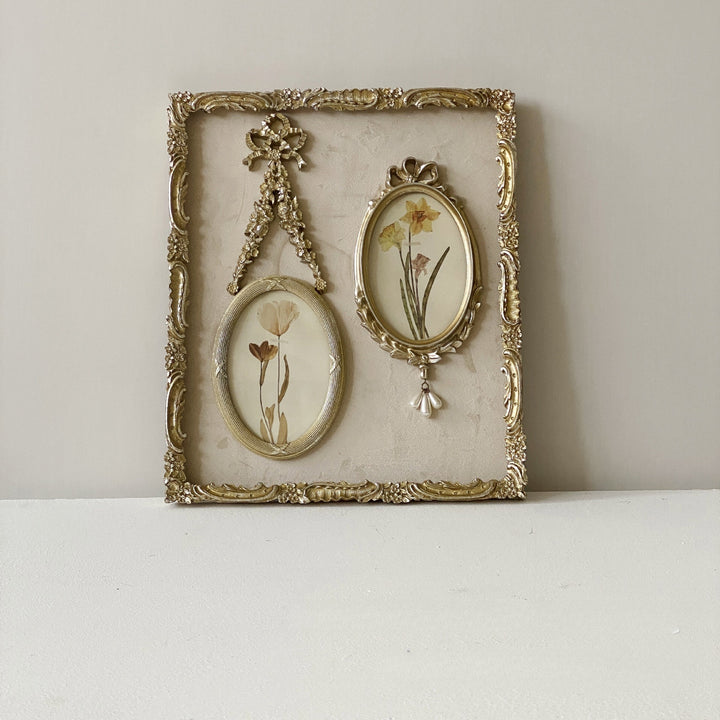 Gilded Carved Double Frame