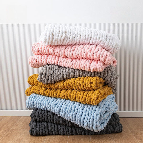 Rope Stitch Throw