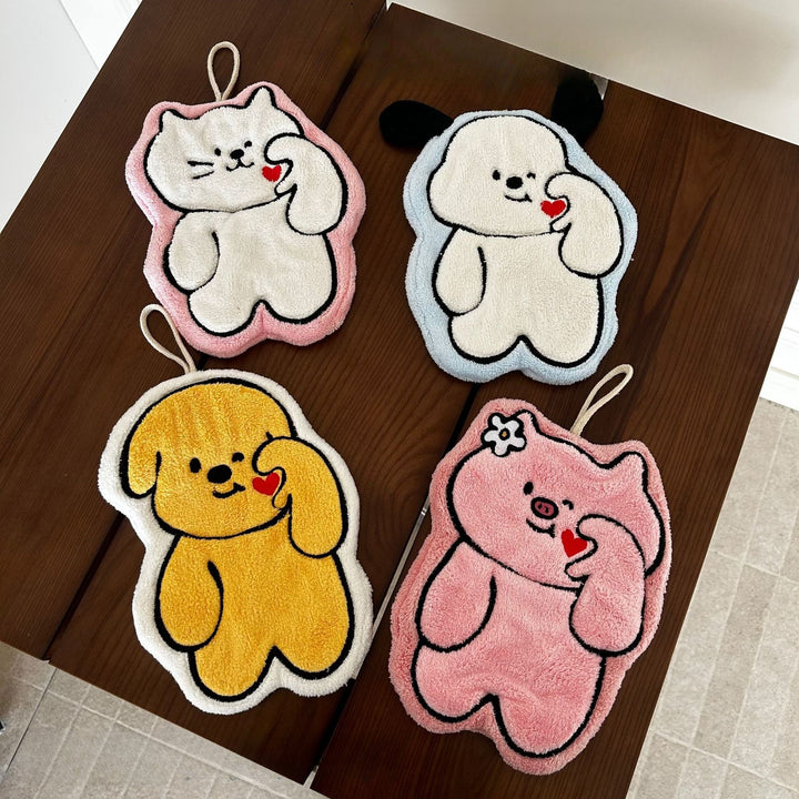 Cheeky Heart Cutie Hanging Hand Towel Set