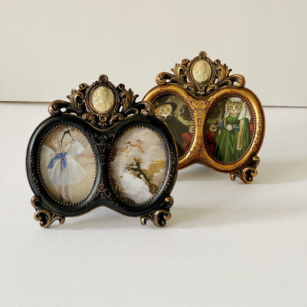 Ornate Victorian Dual Photo Frame