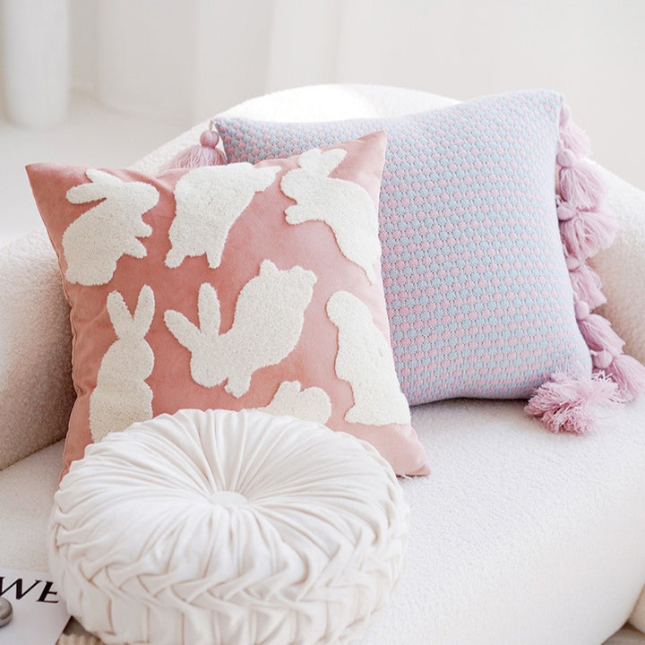 Pink Bunny Cushion