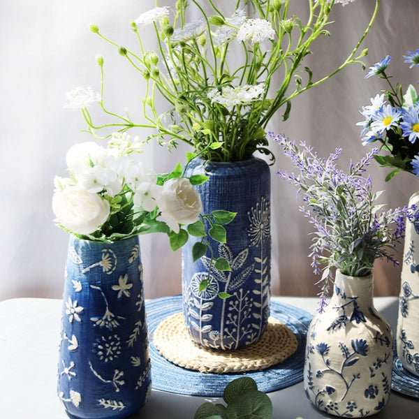 Blue Ceramic Vase
