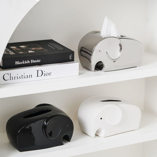 Elephant Tissue Box Decor