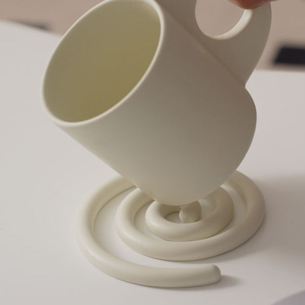 Swirl Ceramic Coaster Collection