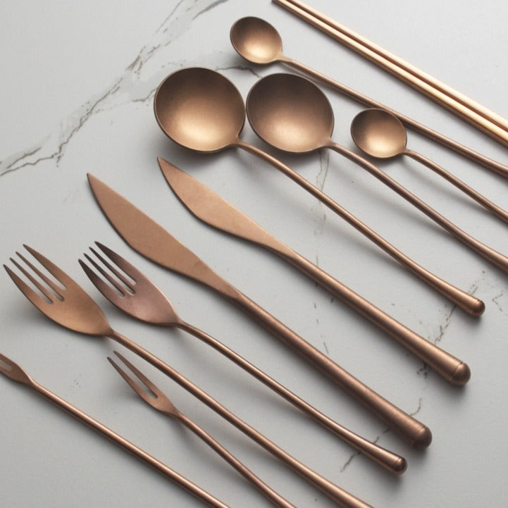 Vintage Soft Handle Cutlery Set