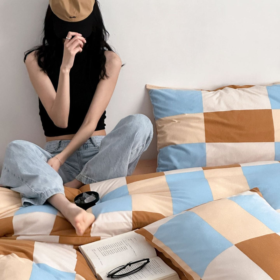 Funky Checkered Bedding Set Collection