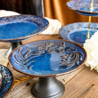 Vintage Blue Flora Dinnerware