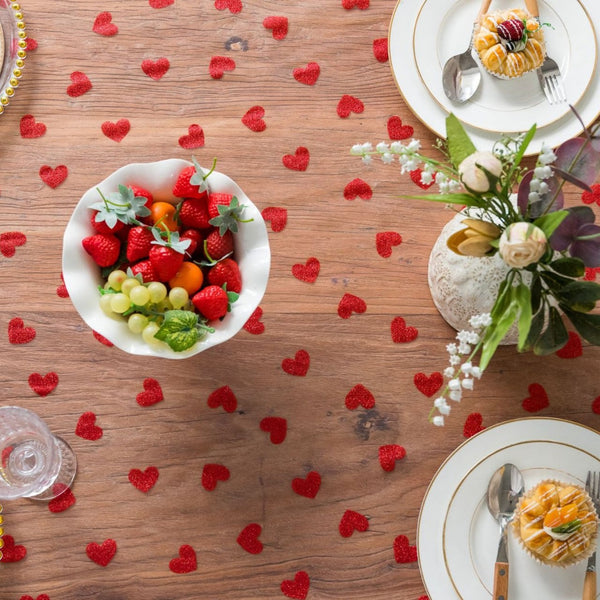 Love Heart Mesh Tablecloth
