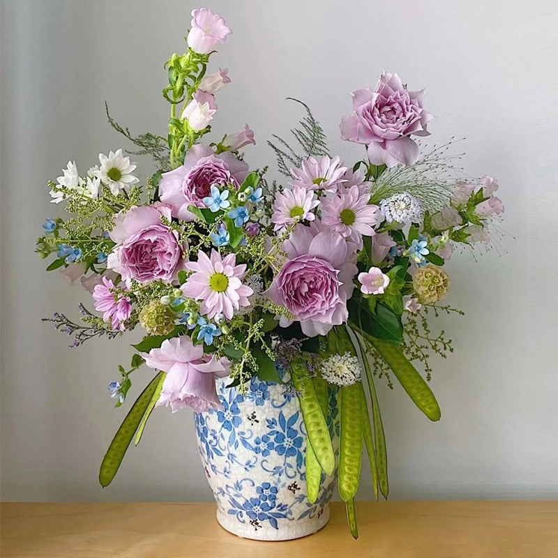 Blue Countryside Ceramic Vase Collection