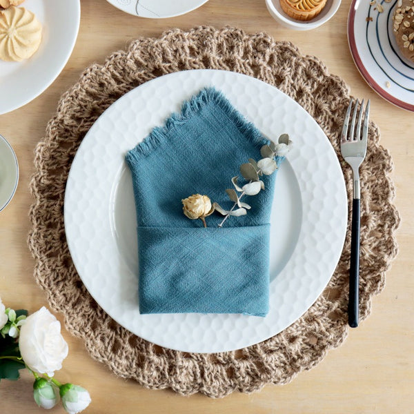 Tassel Cotton & Linen Napkin Set