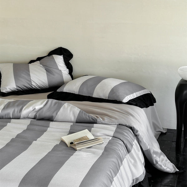 Midnight Stripes Bedding Set