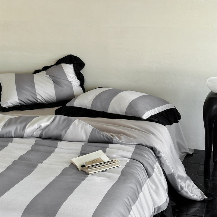 Midnight Stripes Bedding Set