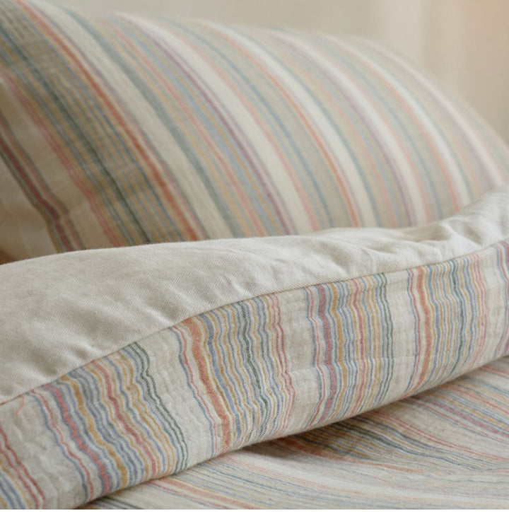 Rainbow Stripe Bedding Set