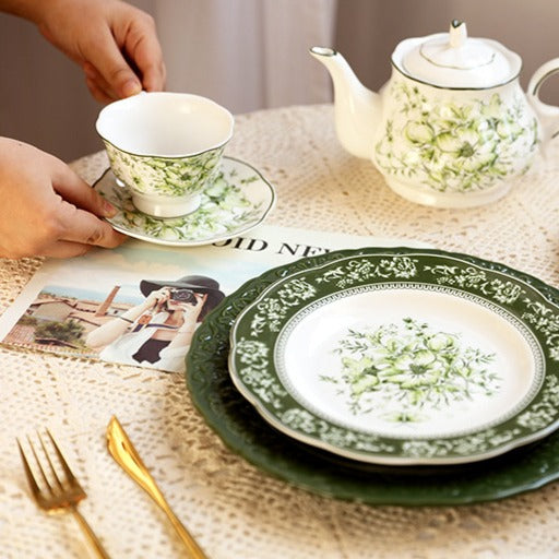 Green Garden Dinnerware