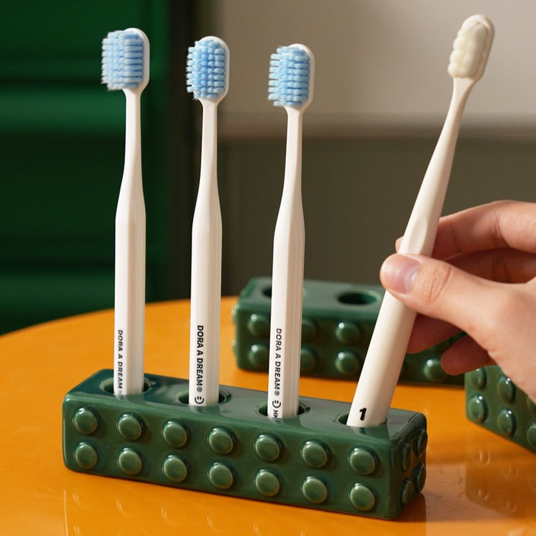 Colourful Block Toothbrush Holder Bath